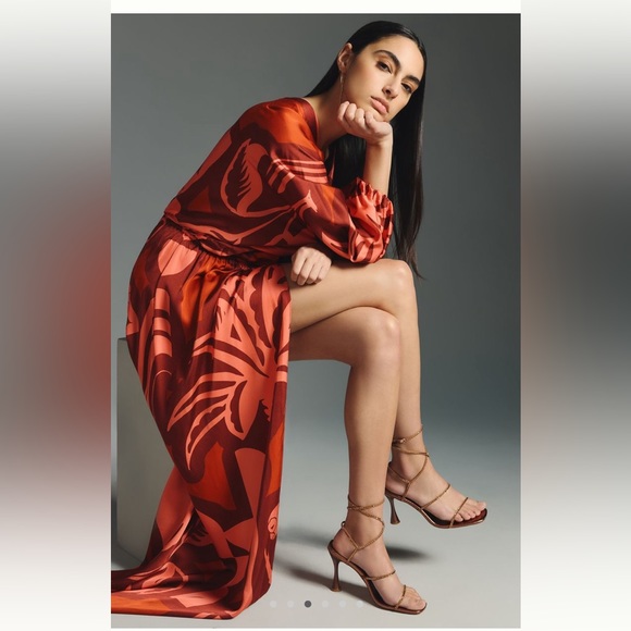 Eugenia Fernández Isola V-neck Maxi Dress - Picture 4 of 4